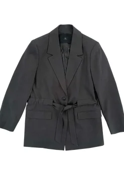 Blazers & Jasjes|Pakken & Co-Ords>WITH BLACK BLAZER Grijs