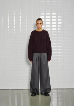 Truien>WITH BLACK TRUI Paars