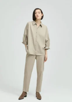 Blouses>XANDRES BLOUSE Beige