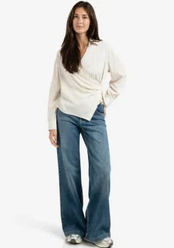 Blouses>YAYA BLOUSE Beige