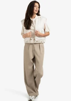 Jassen>YAYA BODYWARMER Beige