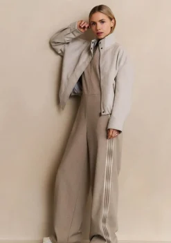 Blazers & Jasjes|Jassen>YAYA LEER/SUEDE JACK Beige