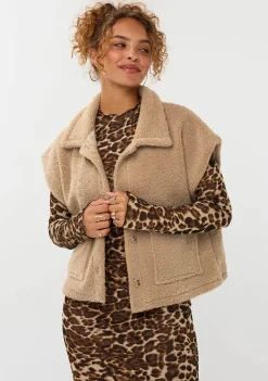 Gilets|Blazers & Jasjes>YDENCE GILET Beige