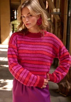 Truien>YDENCE TRUI Paars