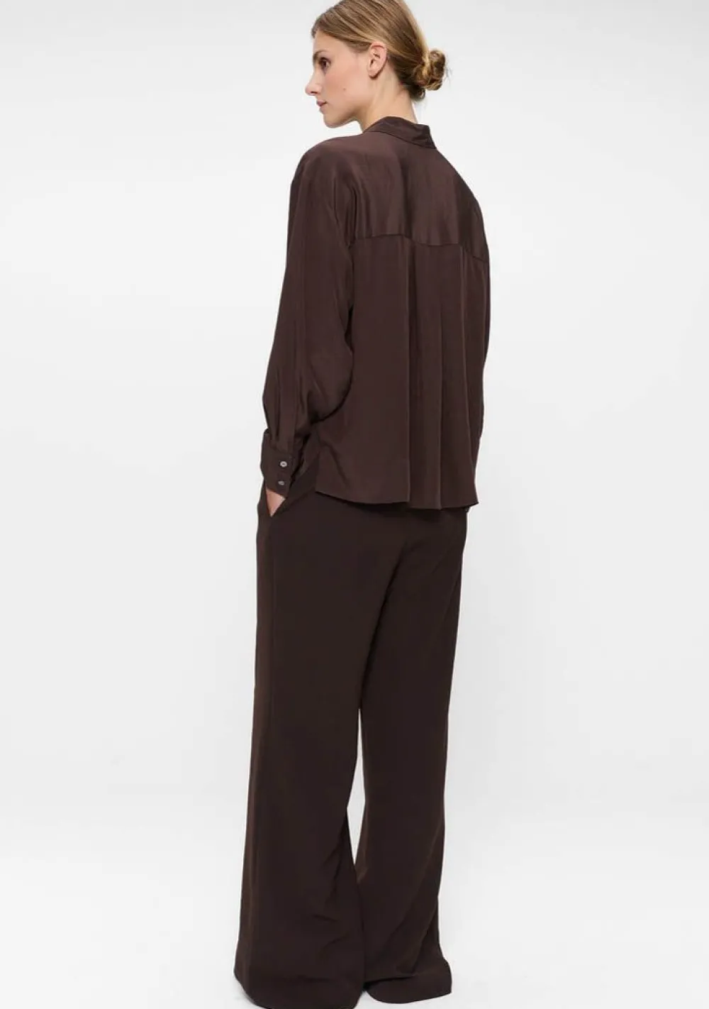 Blouses>ZENGGI BLOUSE Bruin